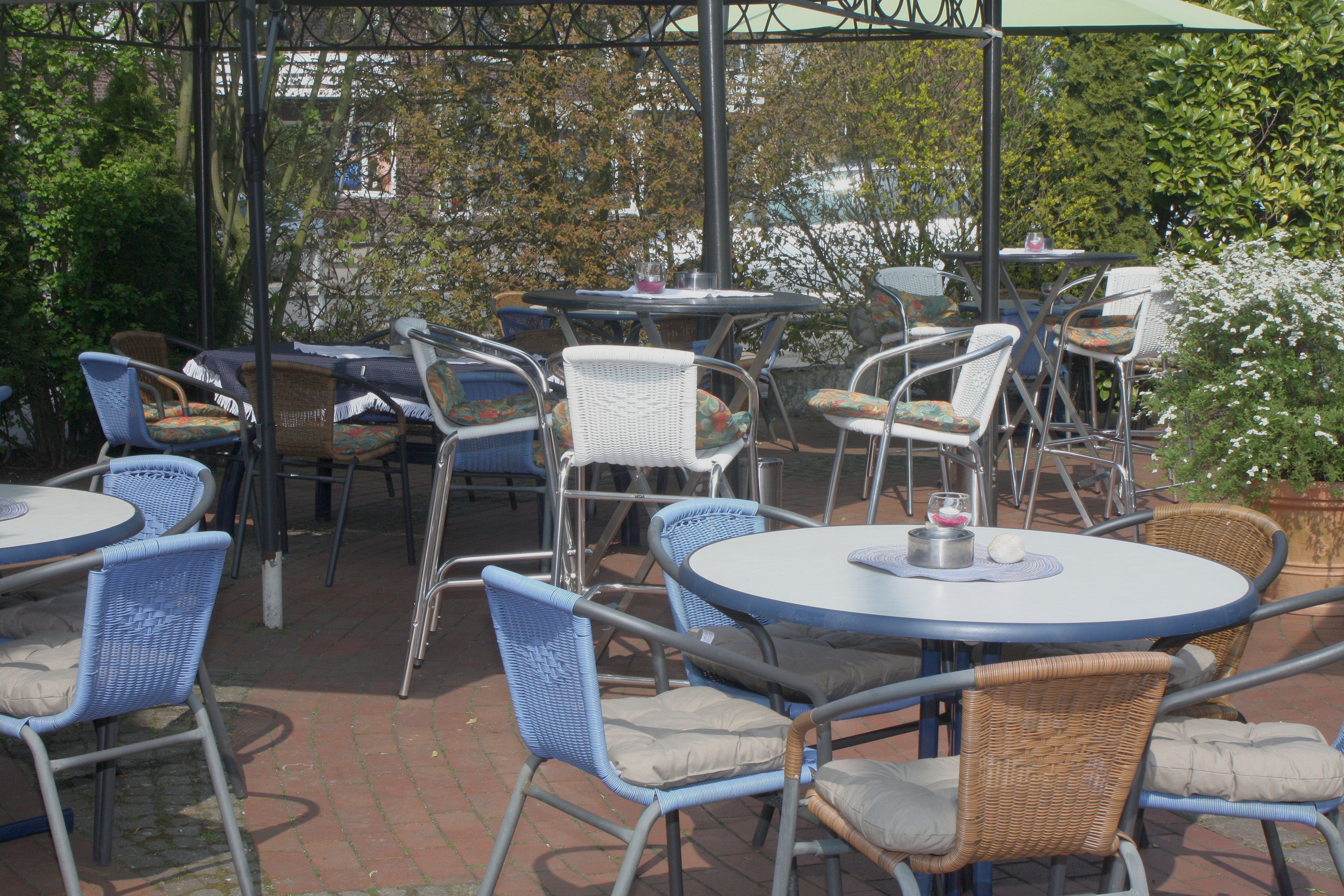 Biergarten im Deutschen Haus mit Außenplätzen